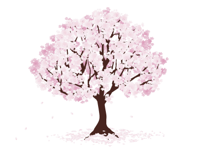 桜の木 ベクターイラスト素材