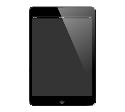 iPad mini タブレット ベクターイラスト素材