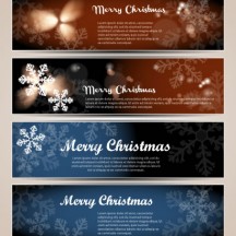 クリスマス,雪の結晶,バナー背景イメージ ベクターイラスト素材