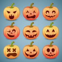 ハロウィン かぼちゃ ランタン ベクターイラスト素材