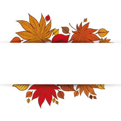 秋の紅葉 もみじ 手描き風フレームのイラストai Eps ベクタークラブ イラストレーター素材が無料