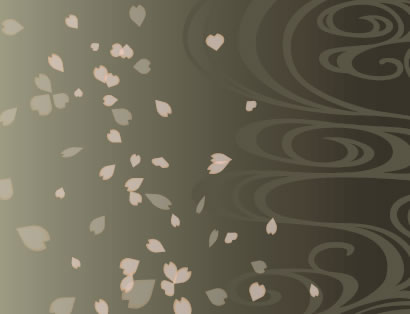 桜の花びら,桜吹雪,和柄背景 ベクターイラスト素材